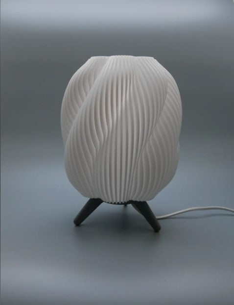 Striped Swirl Lamp - Small